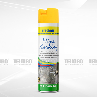 500 ml μη εύφλεκτη χρώμα σήμανσης ορυχείων σκληρή ξήρανση 30 λεπτά προσκόλληση βαθμός 1 γρήγορη ξήρανση