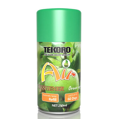 Tekoro Green Apple Flavour Air Freshener Αυτοματοποιημένη συμπλήρωση ψεκασμού με πιστοποίηση CE, RoHS, SGS, GMP και χωρητικότητα ≥200ml