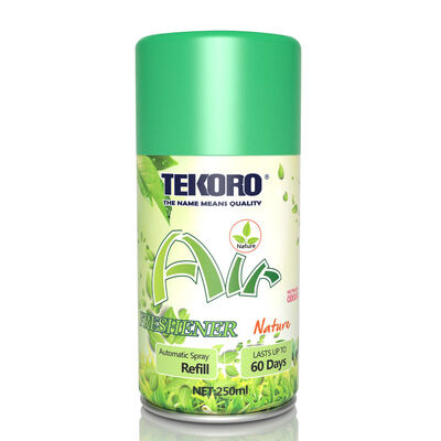 Tekoro Green Apple Flavour Air Freshener Αυτοματοποιημένη συμπλήρωση ψεκασμού με πιστοποίηση CE, RoHS, SGS, GMP και χωρητικότητα ≥200ml