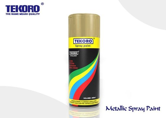 Γρήγορα ξεραίνοντας μεταλλικό χρώμα ψεκασμού για τα διάφορα χρώματα διακοσμήσεων μετάλλων προαιρετικά