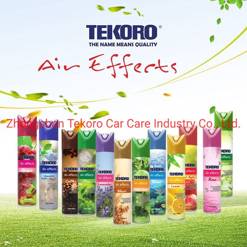 Το Tekoro Air Freshener Aerosol Spray με φυσικό άρωμα για πολλαπλή χρήση και πιστοποιημένο CE, RoHS, SGS, GMP